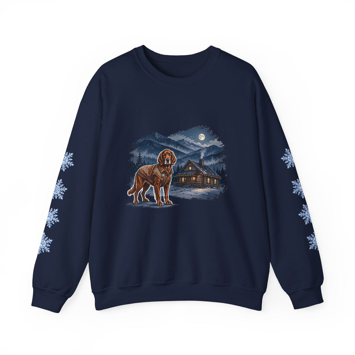 Irish Setter Smoky Mountain Christmas Sweatshirt