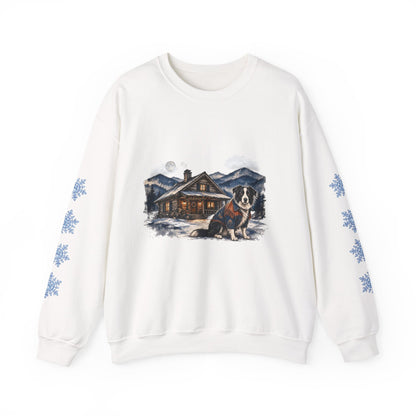 Border Collie Smoky Mountain Christmas Sweatshirt
