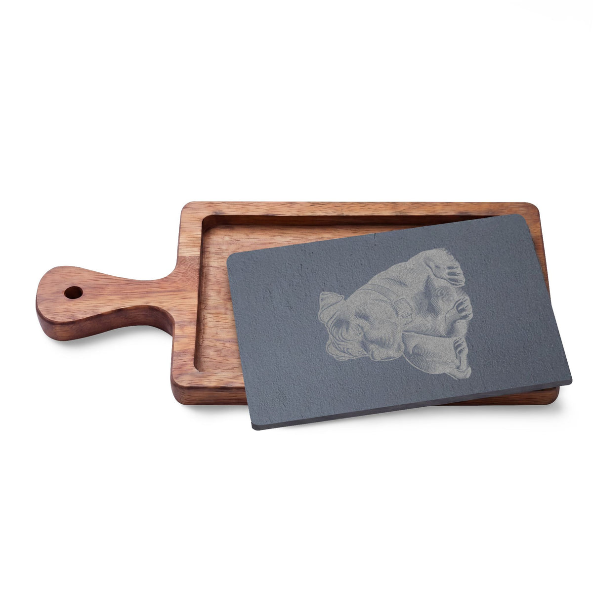Pitbull Engraved Charcuterie Board, Dog Lover Cheese Board & Serving Platter