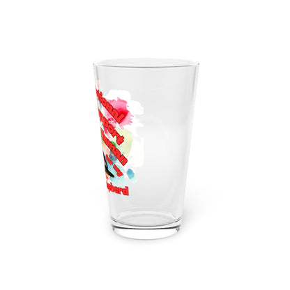 Emotional Support Human for my German Shepherd Pint Glass