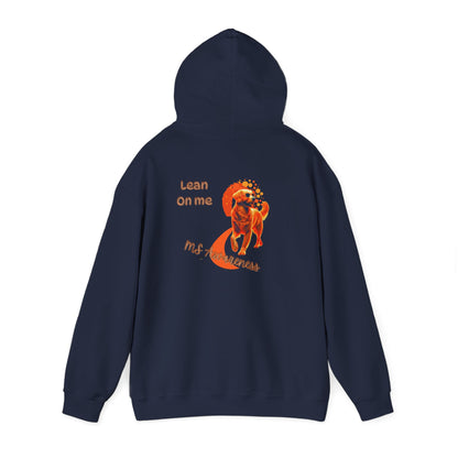 Golden Retriever "Lean on Me" MS Awareness Hoodie