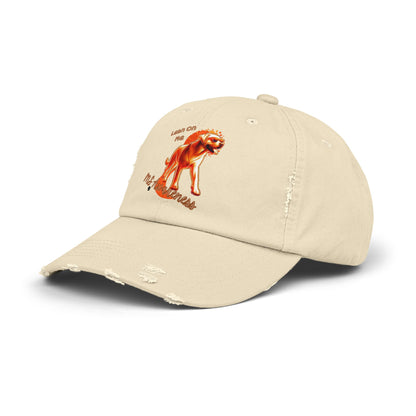 Labrador Retriever "Lean on Me" MS Awareness Distressed Cap