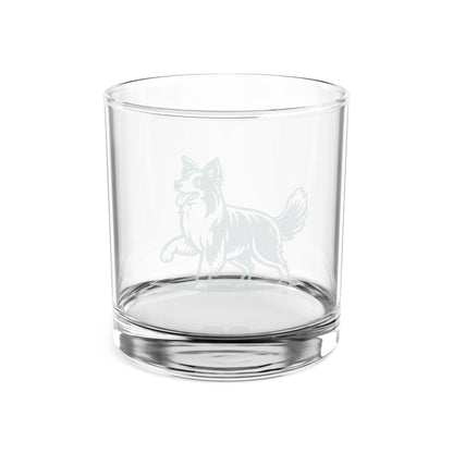 Border Collie Engraved Whiskey Glass