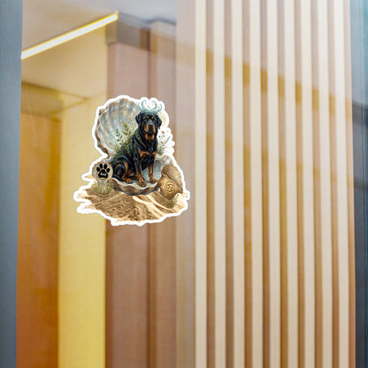 Cancer Zodiac Rottweiler Elements Die-Cut Vinyl Sticker