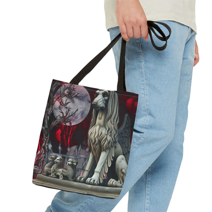 Afghan Hound Angelic Gargoyle Protector Tote Bag