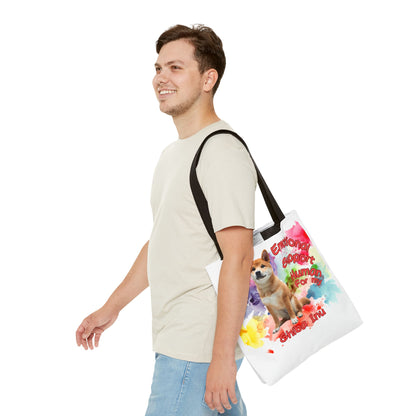 Emotional Support Human for my Shiba Inu Totebag