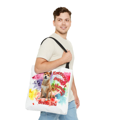 Emotional Support Human for my Shiba Inu Totebag