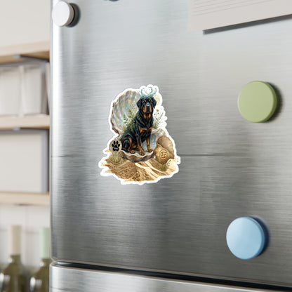 Cancer Zodiac Rottweiler Elements Die-Cut Vinyl Sticker