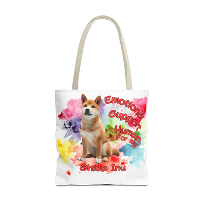 Emotional Support Human for my Shiba Inu Totebag