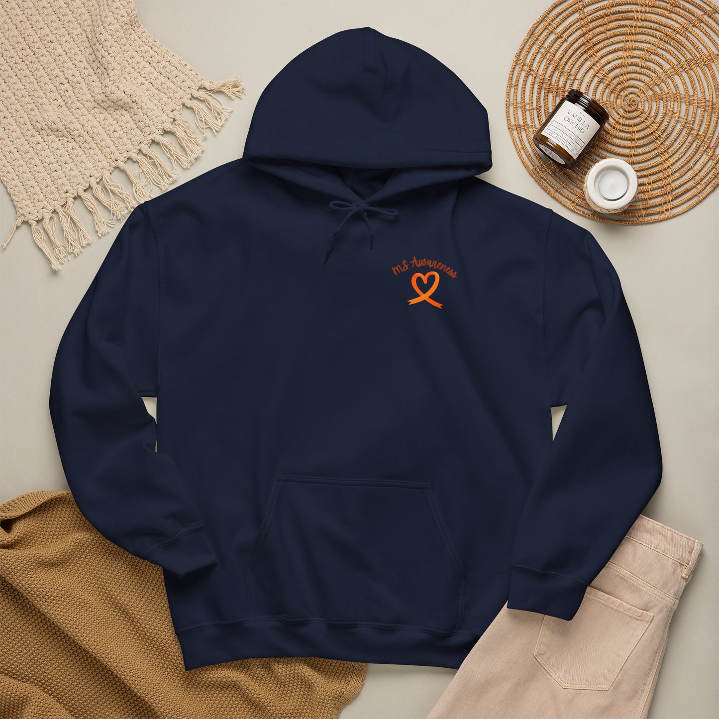 Labrador Retriever "Lean on Me" MS Awareness Hoodie