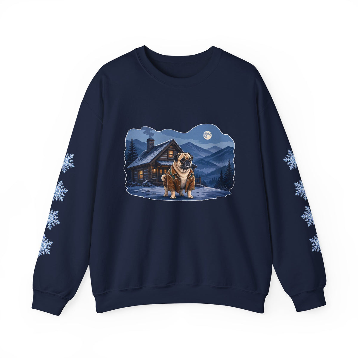 Pug Smoky Mountain Christmas Sweatshirt