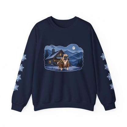 Pug Smoky Mountain Christmas Sweatshirt