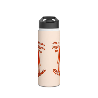 Great Dane "Here to Support You" MS Awareness Stainless Steel Water Bottle