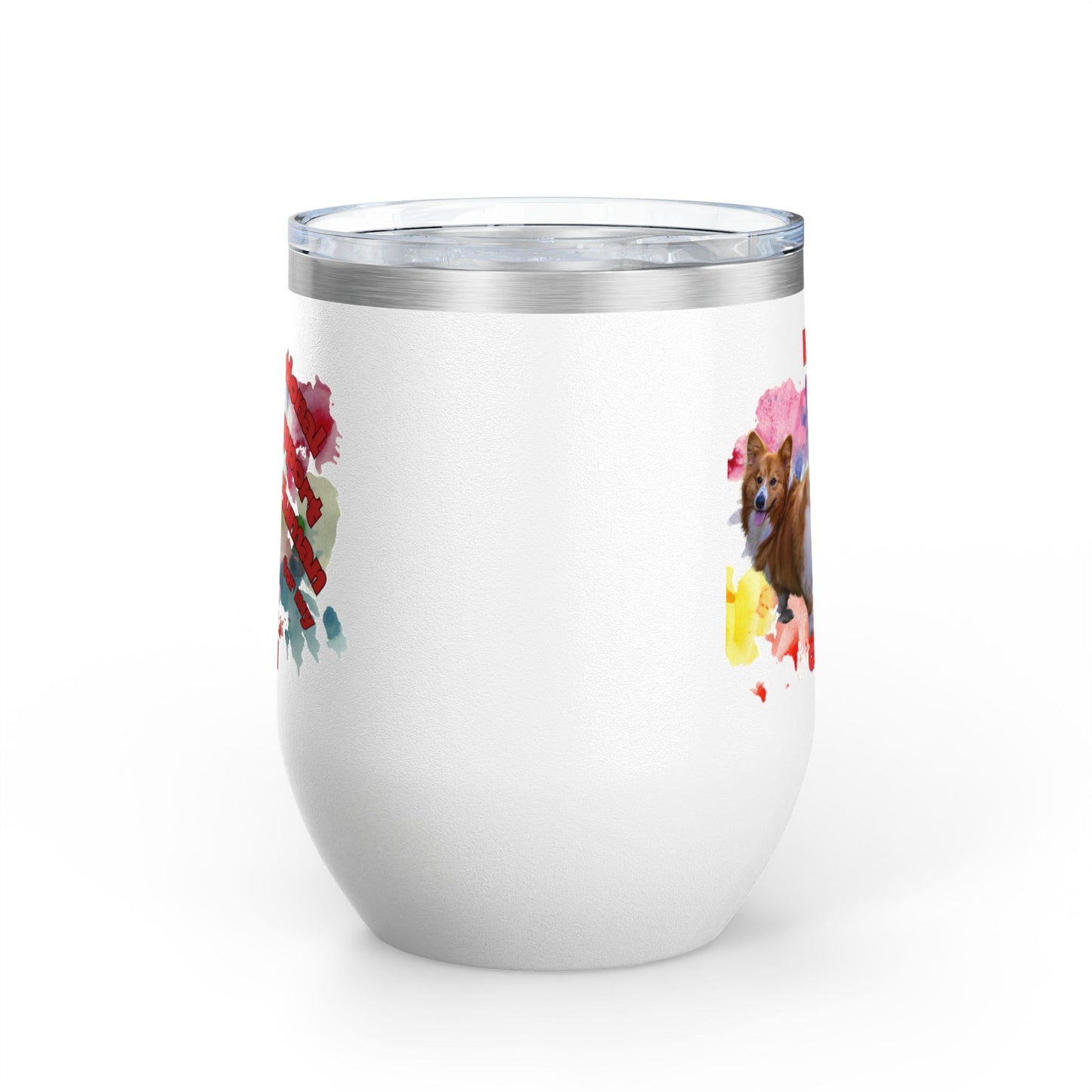 Emotional Support Human for my Corgi Wine Tumbler