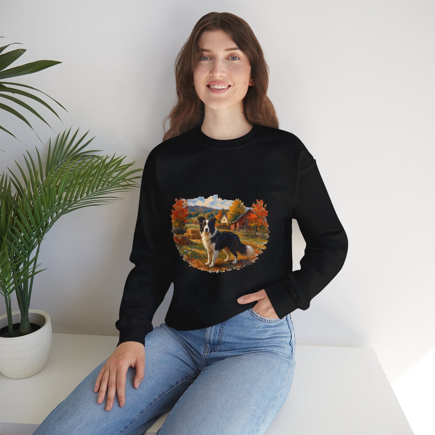 Border Collie Sweater Weather Sweatshirt