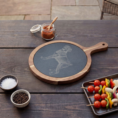 Rottweiler Engraved Charcuterie Board, Dog Lover Cheese Board & Serving Platter