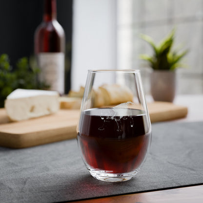 Beagle Sketch and Serve Stemless Wineglass