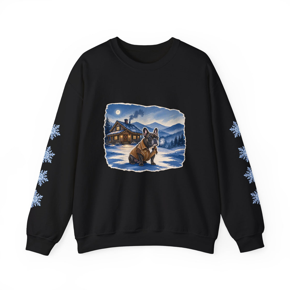 French Bulldog Smoky Mountain Christmas Sweatshirt