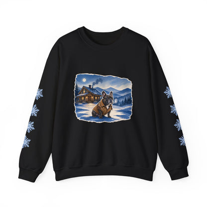 French Bulldog Smoky Mountain Christmas Sweatshirt