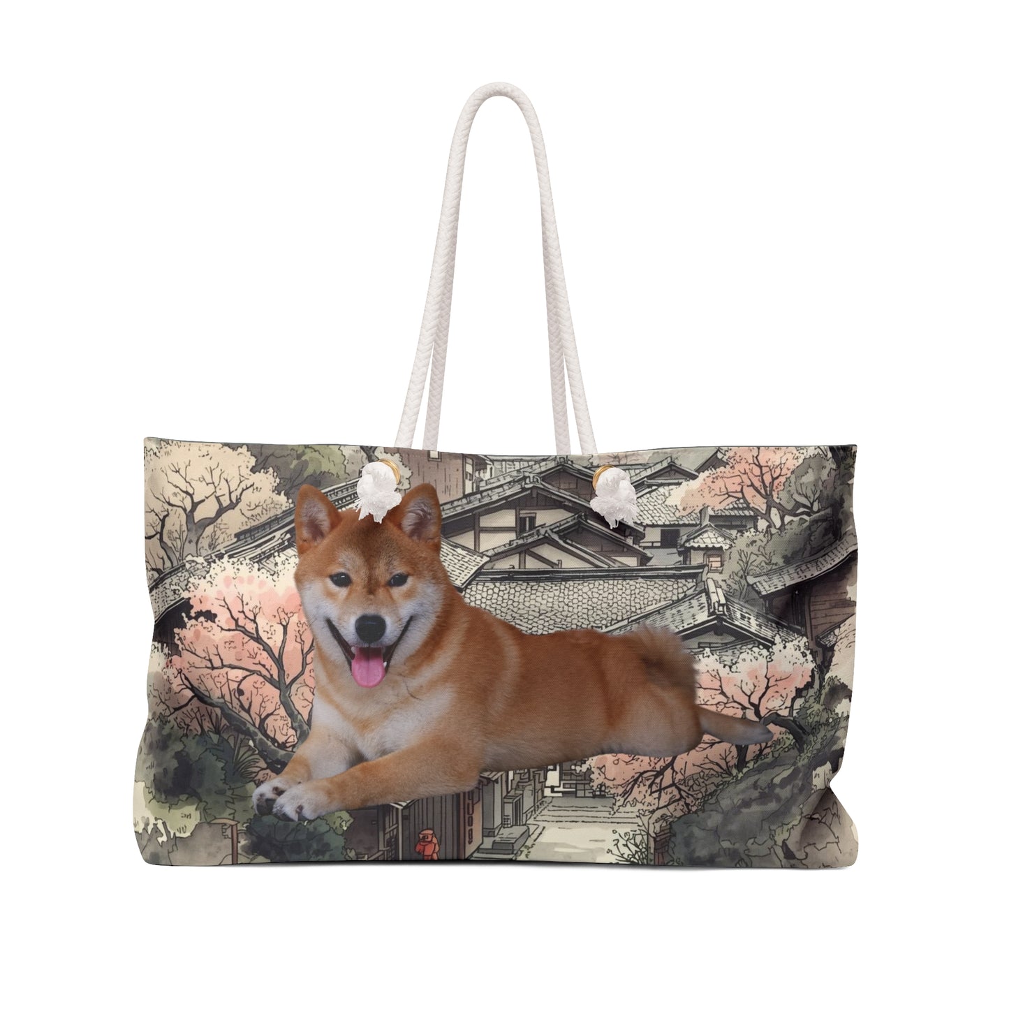 Shiba Inu Heritage Weekender Bag - Perfect for Travel and Dog Lovers