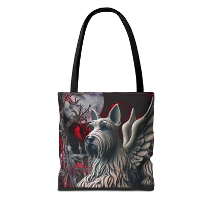 Scottish terrier Gargoyle Tote Bag