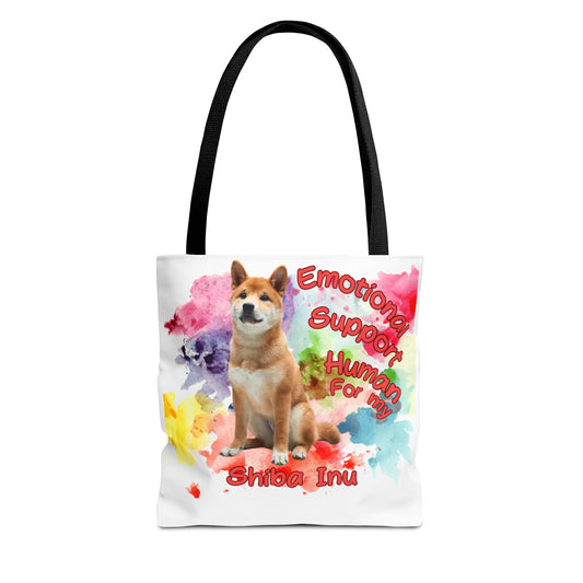 Emotional Support Human for my Shiba Inu Totebag