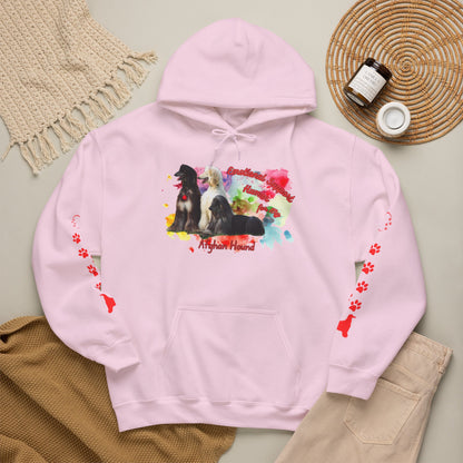 Afghan Hound Emotional Support Human Hooded Sweatshirt