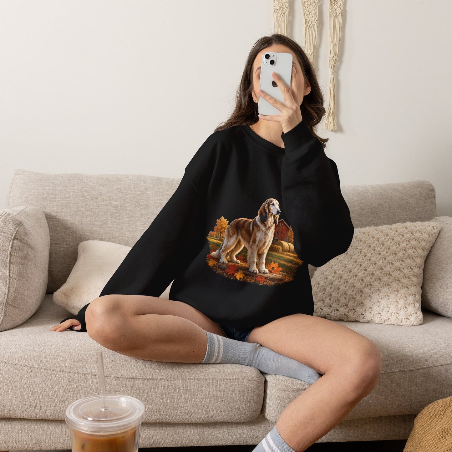 Afghan Hound Sweater Weather Sweatshirt