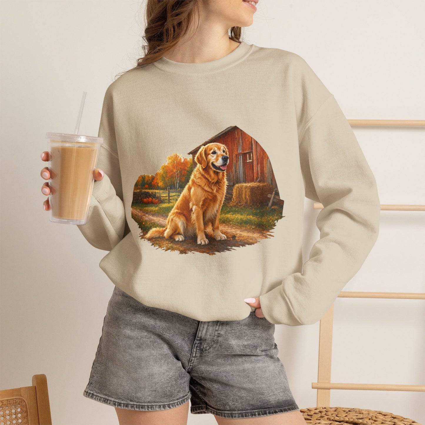 Golden Retriever Sweater Weather Sweatshirt