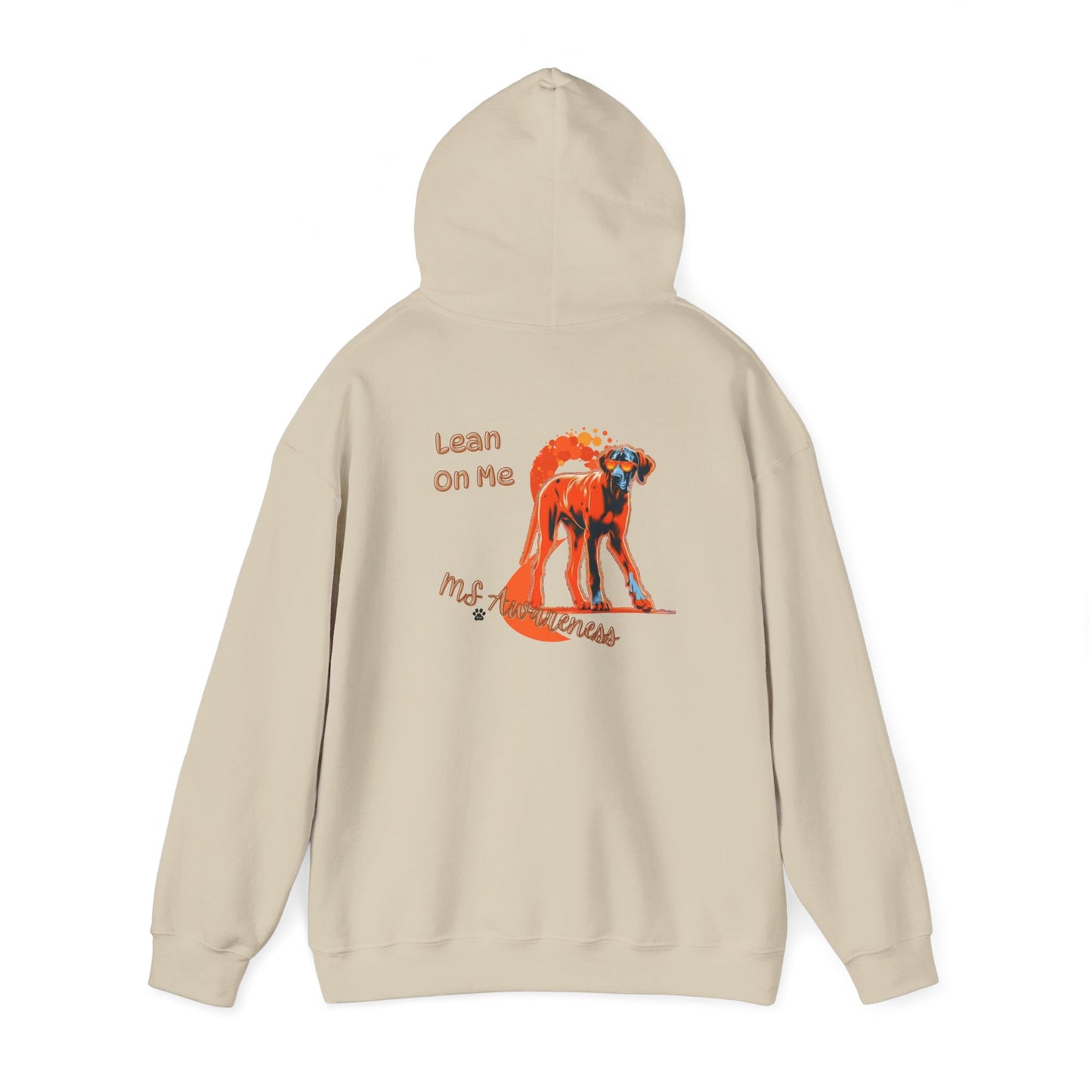 Great Dane "Lean on Me" MS Awareness Hoodie