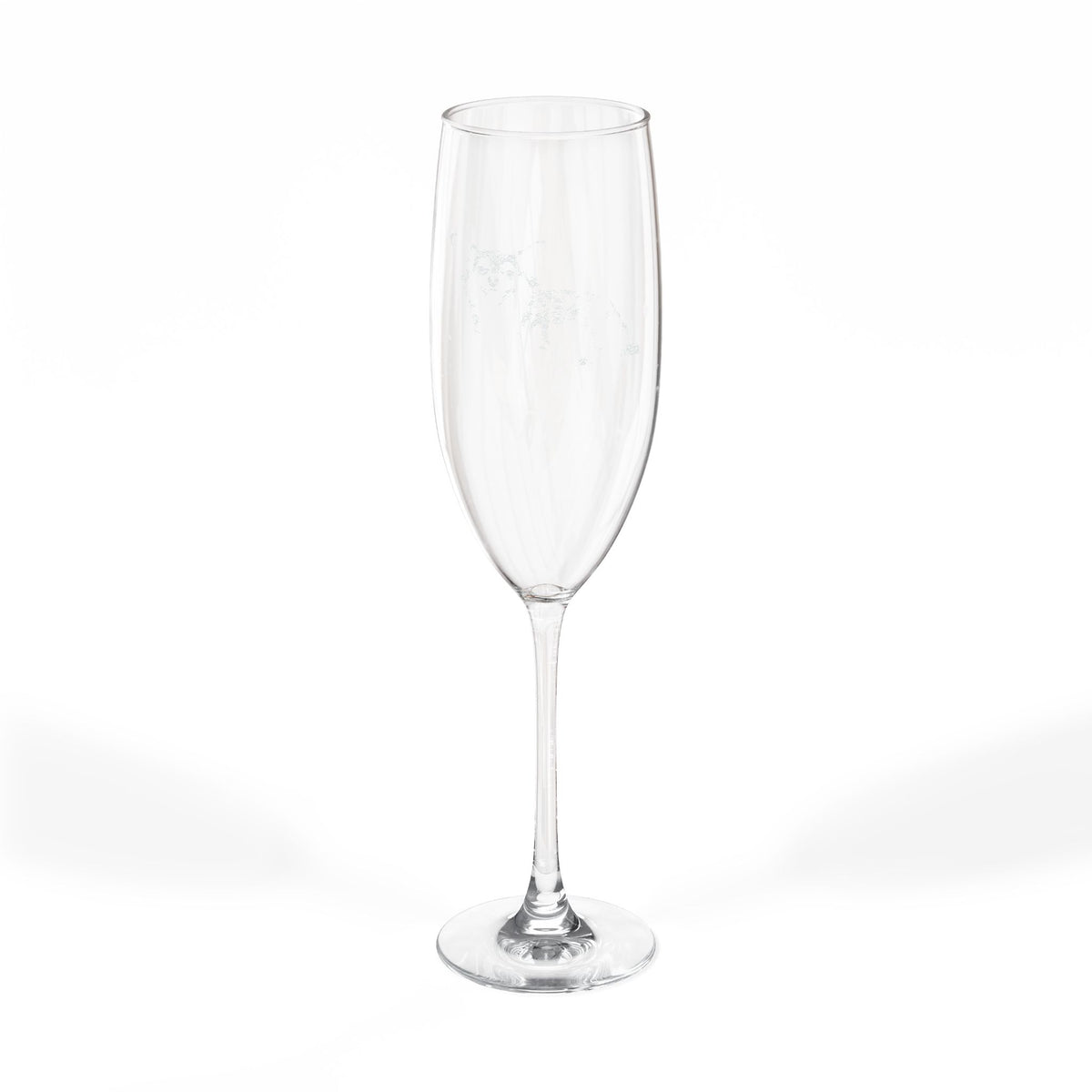 Chihuahua Engraved Champagne Flute