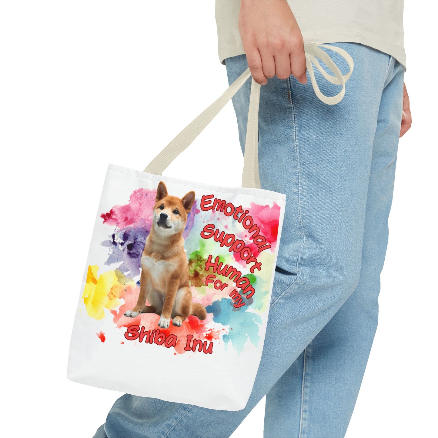 Emotional Support Human for my Shiba Inu Totebag