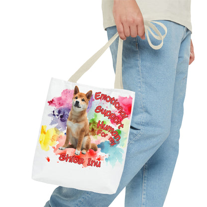 Emotional Support Human for my Shiba Inu Totebag