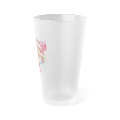 Emotional Support Human for my Shiba Inu Frosted Pint Glass