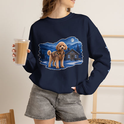 Toy Poodle Smoky Mountain Christmas Sweatshirt