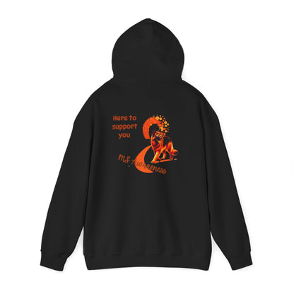 German Shepherd "Here to Support You" MS Awareness Hoodie