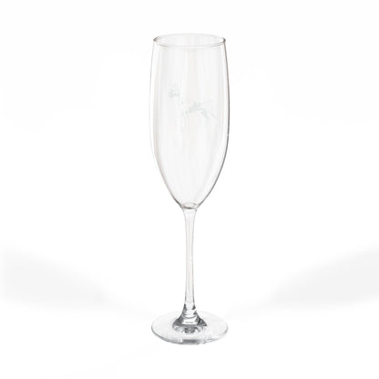 Boxer Engraved Champagne Flute