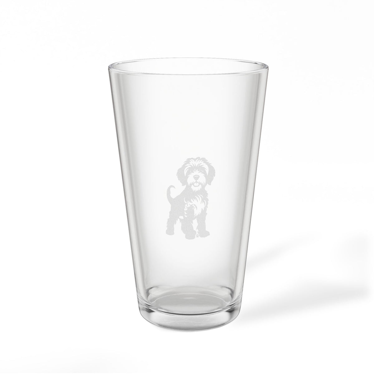 Doodle Engraved Pint Glass