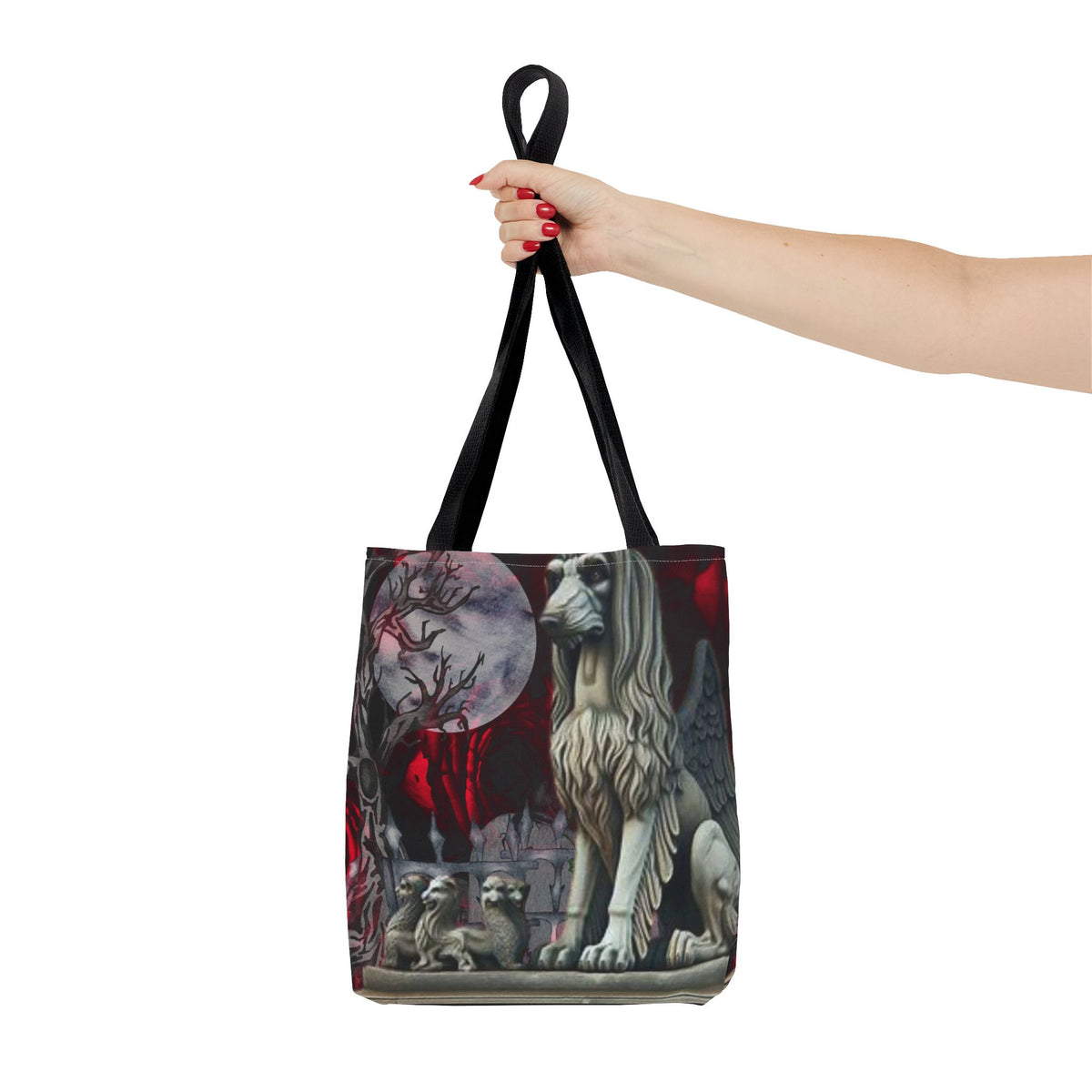 Afghan Hound Angelic Gargoyle Protector Tote Bag