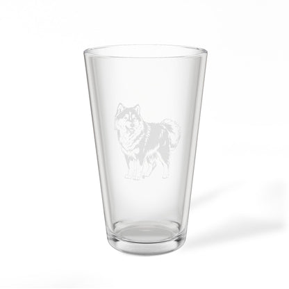 Siberian Husky Engraved Pint Glass