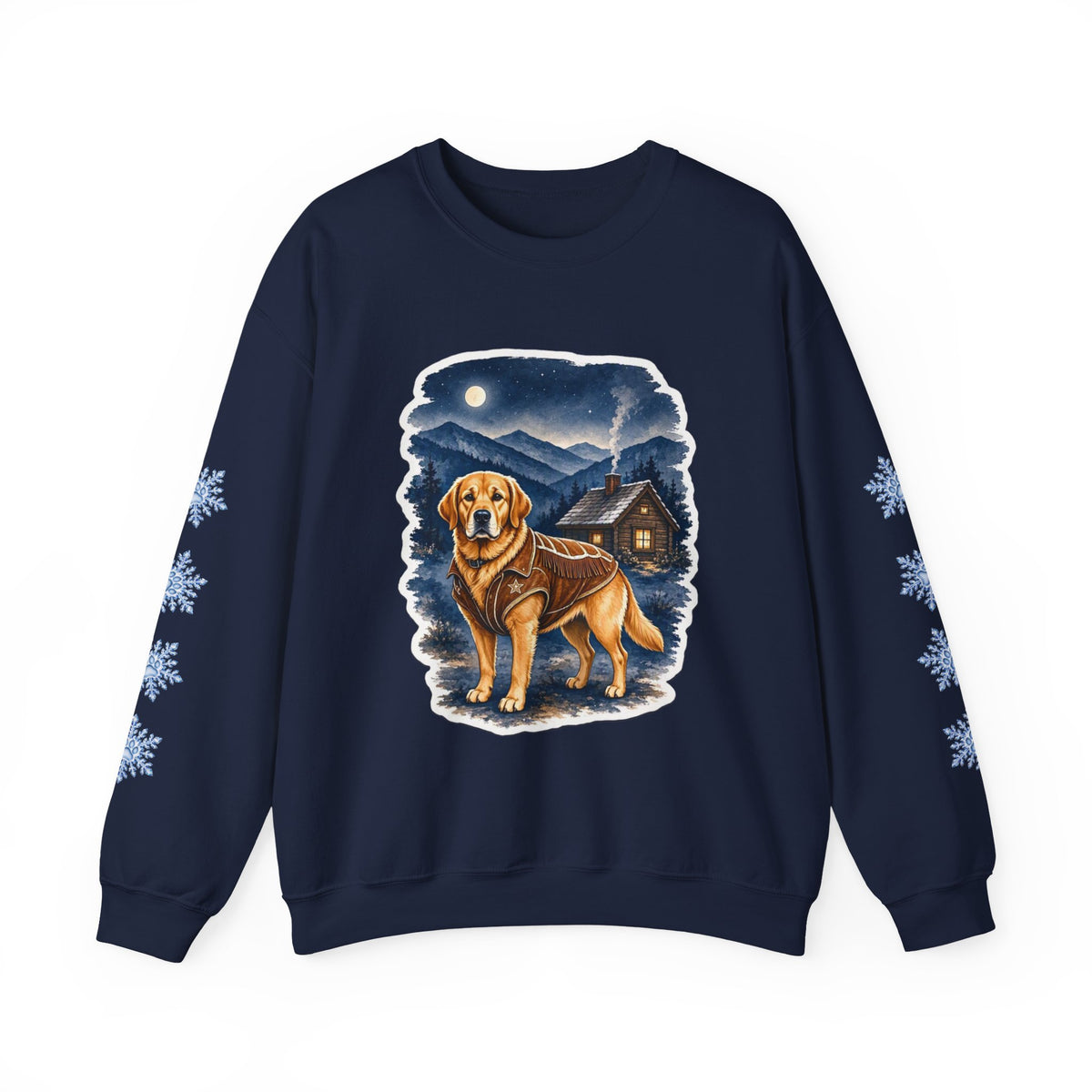 Labrador Retriever Smoky Mountain Christmas Sweatshirt