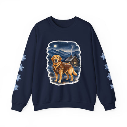 Labrador Retriever Smoky Mountain Christmas Sweatshirt