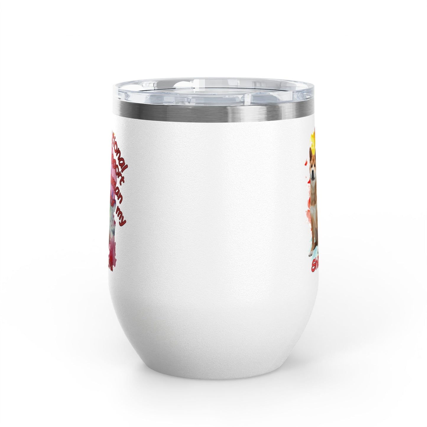 Emotional Support Human for my Shiba Inu Wine Chiller