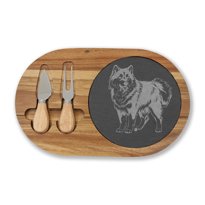 Siberian Husky Engraved Charcuterie Board, Dog Lover Cheese Board & Serving Platter