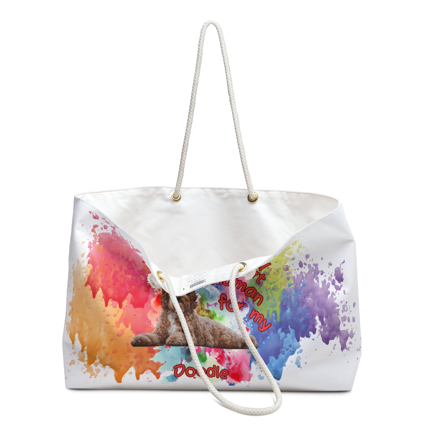 Emotional Support Human for my Doodle Dog Weekender Bag