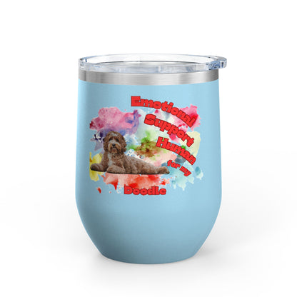 Emotional Support Human for my Doodle dog Wine Chiller