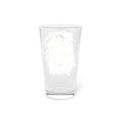 Emotional Support Human for my Doodle Dog Clear Pint Glass