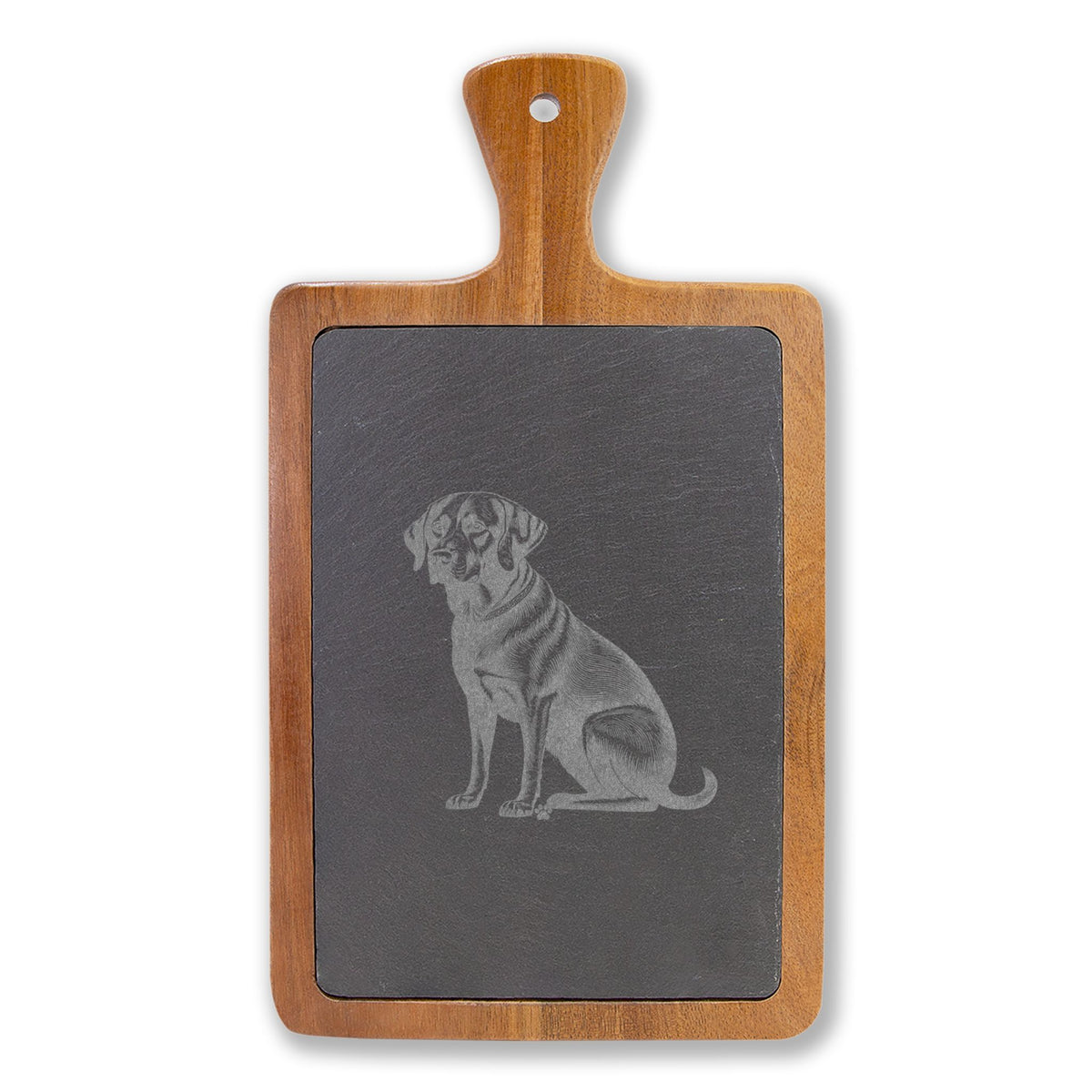 Black Lab Engraved Charcuterie Board, Dog Lover Cheese Board & Serving Platter