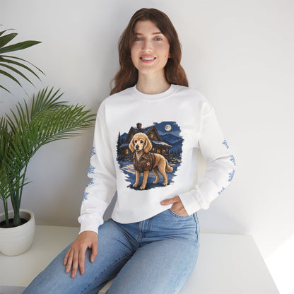 Standard Poodle Smoky Mountain Christmas Sweatshirt