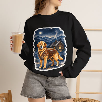 Labrador Retriever Smoky Mountain Christmas Sweatshirt